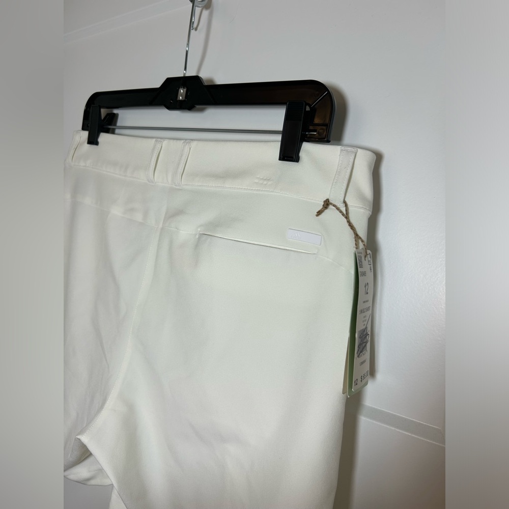 NWT Adidas white golf shorts women’s size 12 - Picture 5 of 11